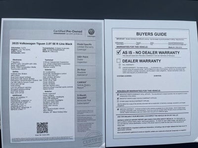 2025 Volkswagen Tiguan SE R-Line Black