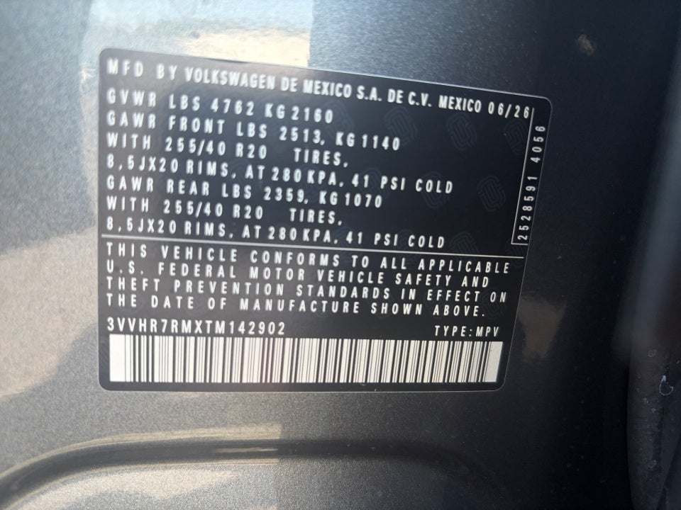 2026 Volkswagen Tiguan SE R-Line Black