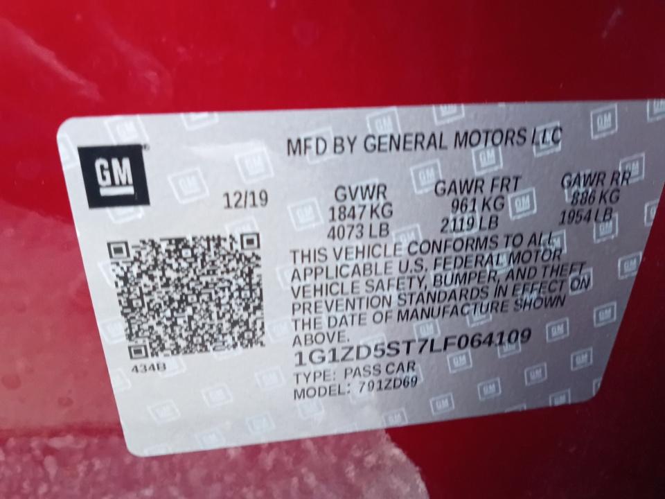 2020 Chevrolet Malibu LT