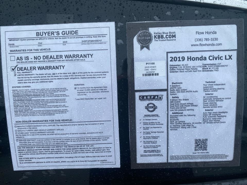 2019 Honda Civic LX