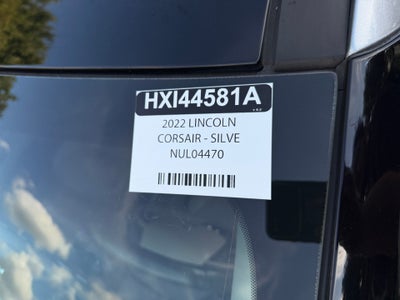 2022 Lincoln Corsair Standard