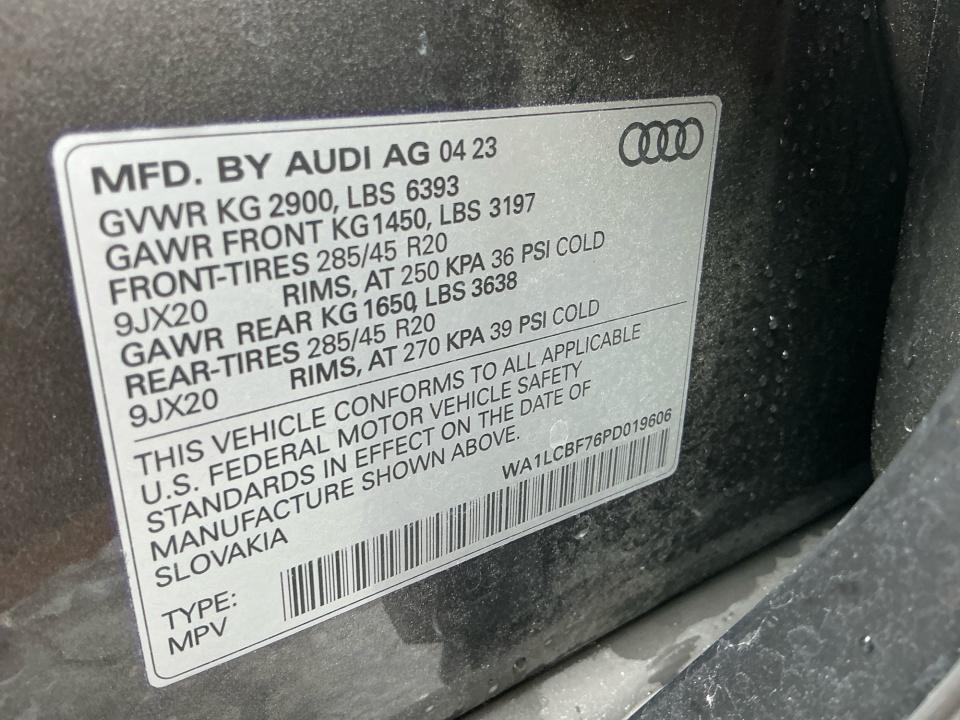 2023 Audi Q7 Premium Plus