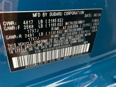 2024 Subaru Crosstrek Wilderness