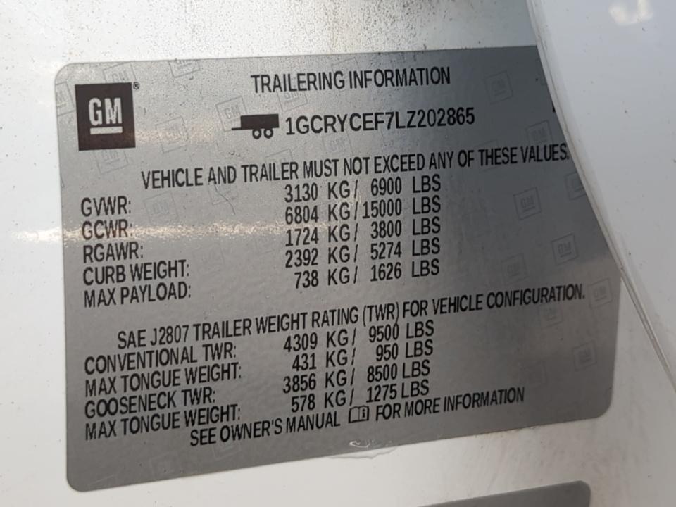 2020 Chevrolet Silverado 1500 Custom Trail Boss