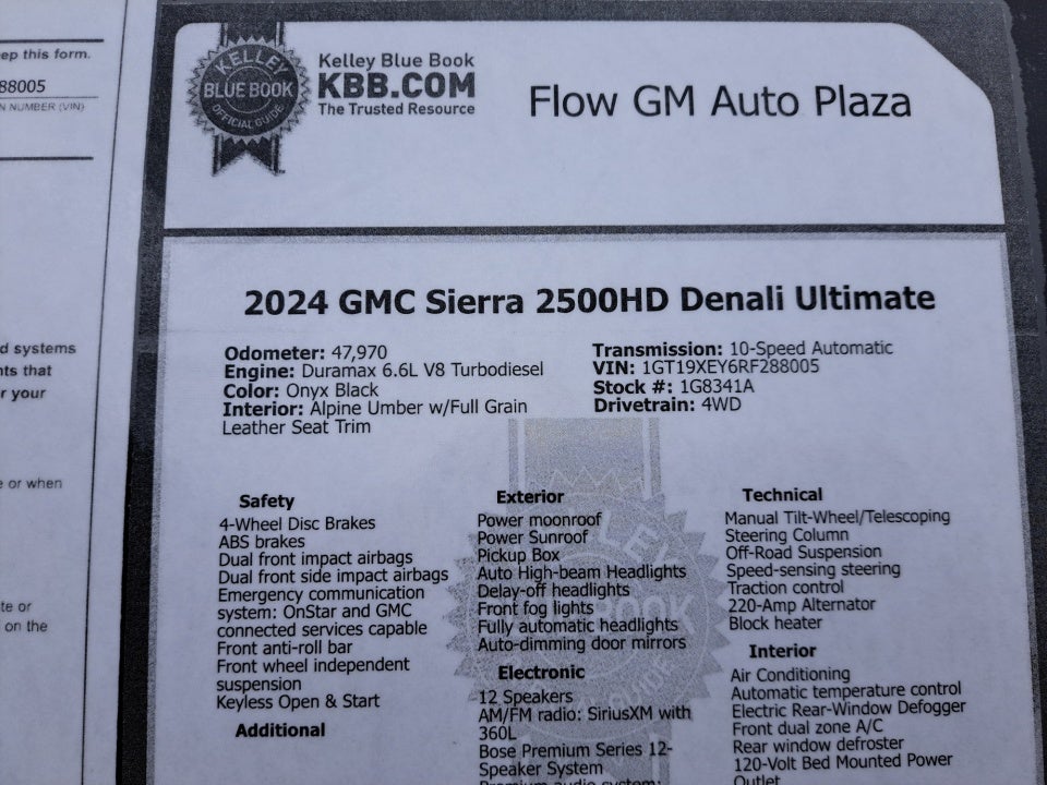 2024 GMC Sierra 2500HD Denali Ultimate