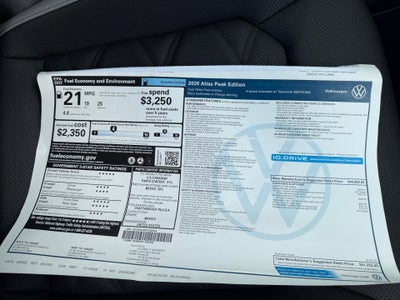 2026 Volkswagen Atlas Peak Edition