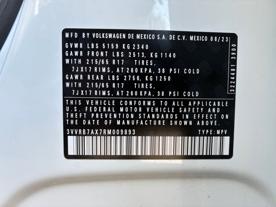 2024 Volkswagen Tiguan S
