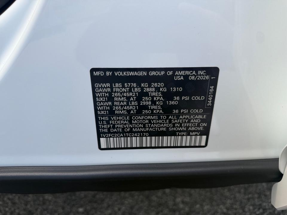 2026 Volkswagen Atlas Cross Sport 2.0T SEL Premium R-Line