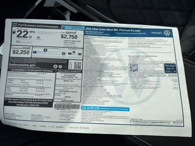 2026 Volkswagen Atlas Cross Sport 2.0T SEL Premium R-Line