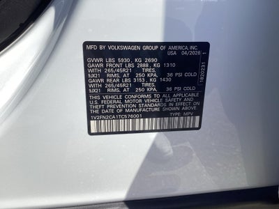 2026 Volkswagen Atlas SEL Premium R-Line