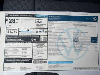 2026 Volkswagen Tiguan SE