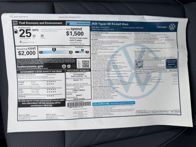 2026 Volkswagen Tiguan SE R-Line Black