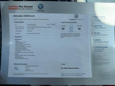2026 Volkswagen Jetta SE