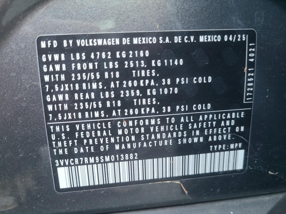2025 Volkswagen Tiguan S