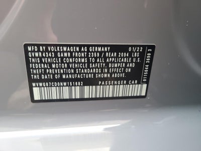 2022 Volkswagen Golf GTI S